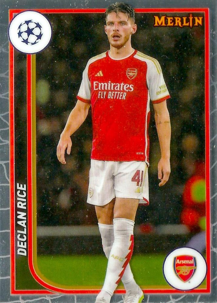 DECLAN RICE 2023-24 Topps Merlin UEFA Club Competitions