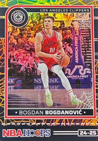 BOGDAN BOGDANOVIC 2024-25 Hoops Haunted Hoops Holo Webs