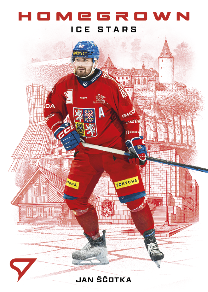 JAN ŠČOTKA 2026 Hokejové Česko SportZoo HOMEGROWN ICE STARS