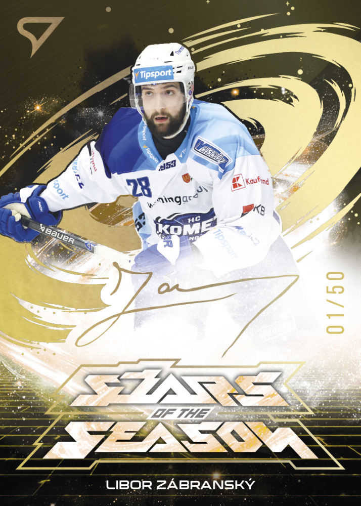 LIBOR ZÁBRANSKÝ SportZoo ELH 2025/26 Play Off Stars of the Season Gold Script 28/50