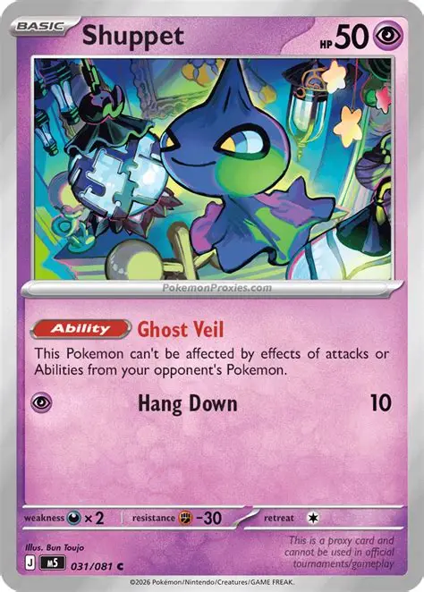 Shuppet 033/084 Pitch Black – Nintendo
