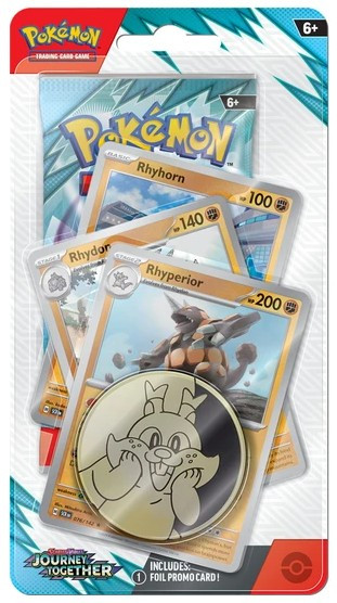 Pokémon Journey Together Premium Checklane Blister - Rhyperior
