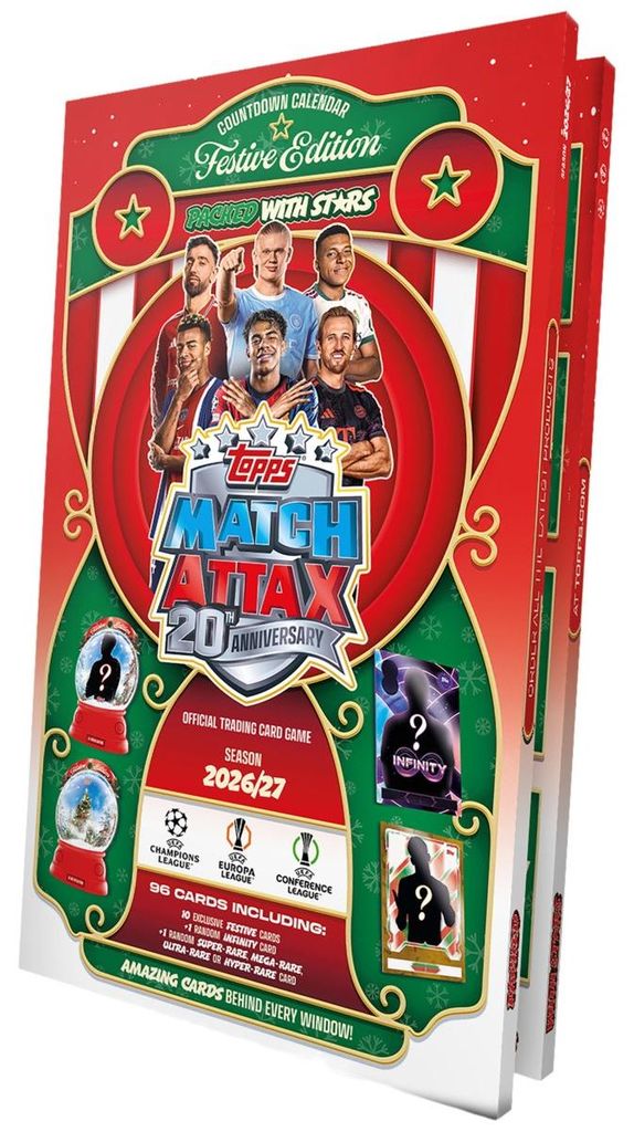 2026-2027 Topps Match Attax Adventní kalendář - fotbalové karty