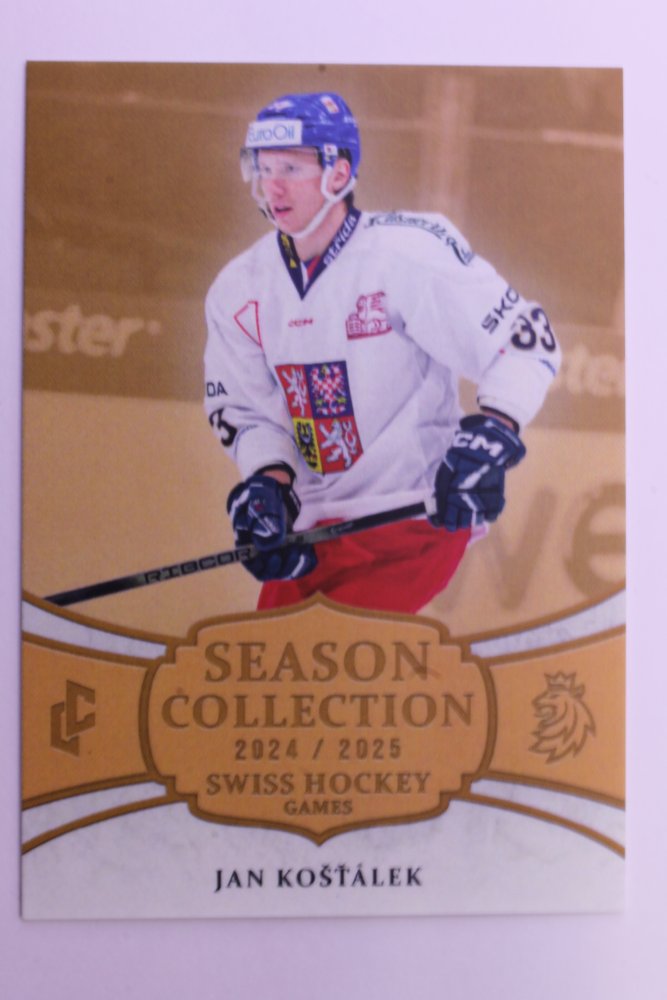 Jan KOŠŤÁLEK - LC 2024-25 Season Collection Swiss Hockey Games