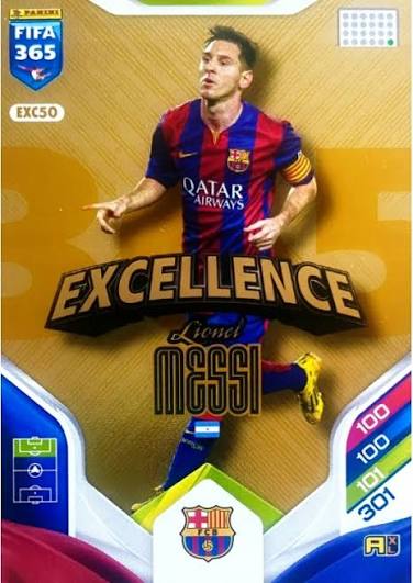 LIONEL MESSI PANINI FIFA 365 Adrenalyn XL 2026 Excellence – 2025-26 – Insert