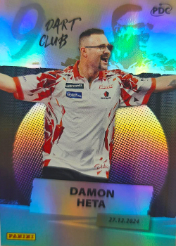 DAMON HETA 2026 PDC WORLD CHAMPIONSHIP 9-DART-CLUB