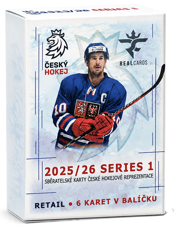2025-26 Real Cards Series 1 Retail Balíček – Legendary Cards