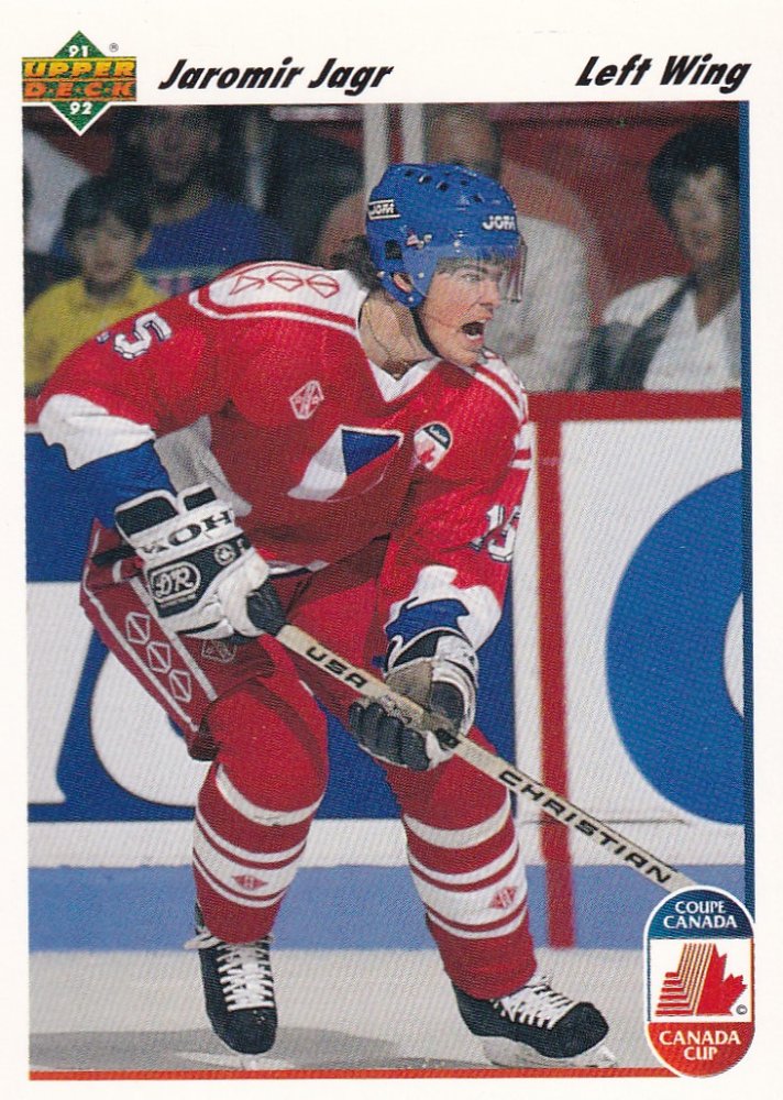JAROMÍR JÁGR 1991-92 Upperdeck Česko