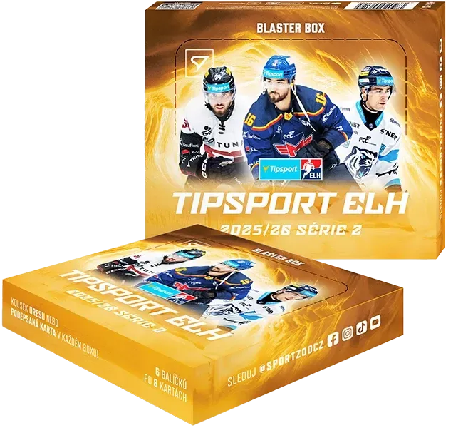 Blaster box - hokejové kartičky SportZoo Tipsport ELH 2025/26 - 2. série