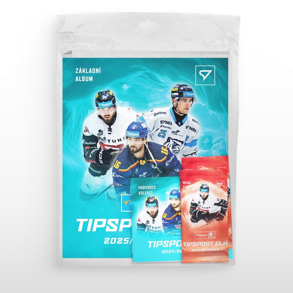 Startovací balíček - hokejové kartičky SportZoo Tipsport ELH 2025/26 - 2. série