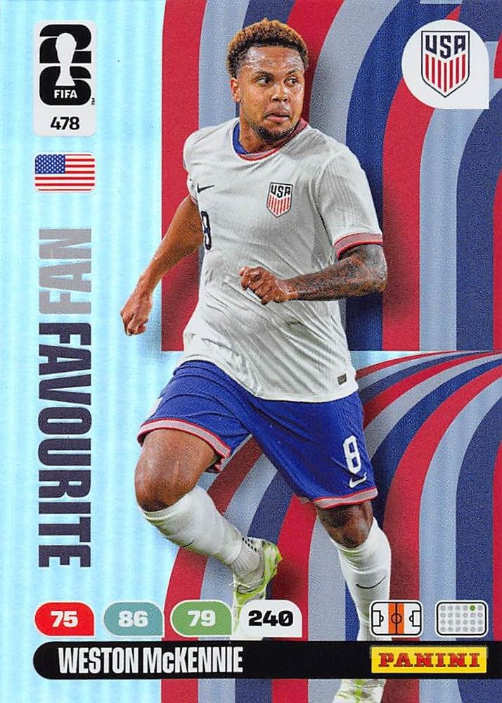 WESTON MCKENNIE 2026 Panini FIFA World Cup