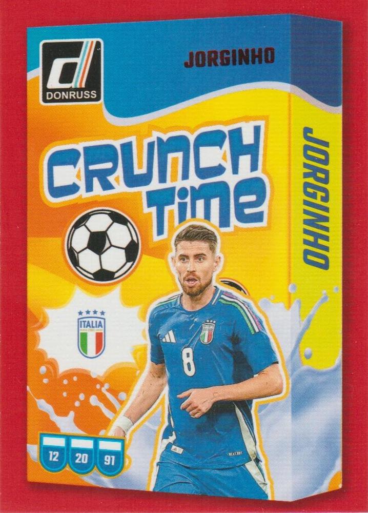 JORGINHO 2024-25 Donruss Crunch Time RED