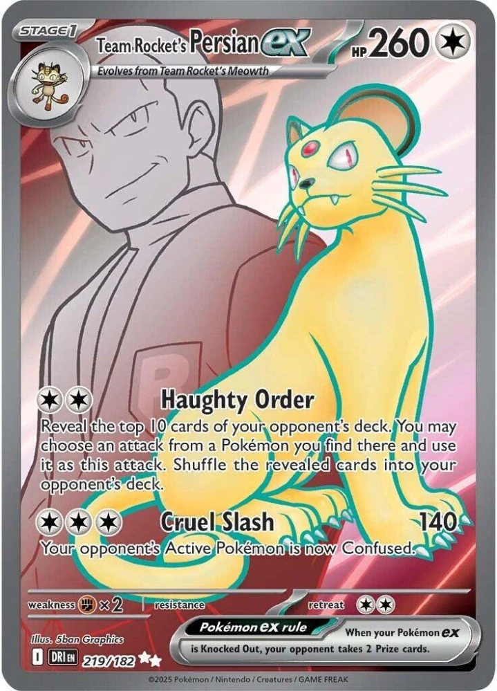 Team Rocket's Persian ex Destined Rivals