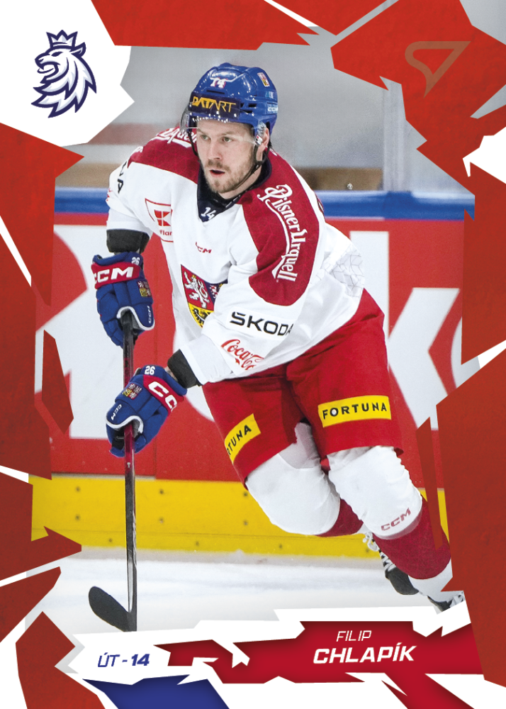 FILIP CHLAPÍK 2026 Hokejové Česko SportZoo Scarlet Red