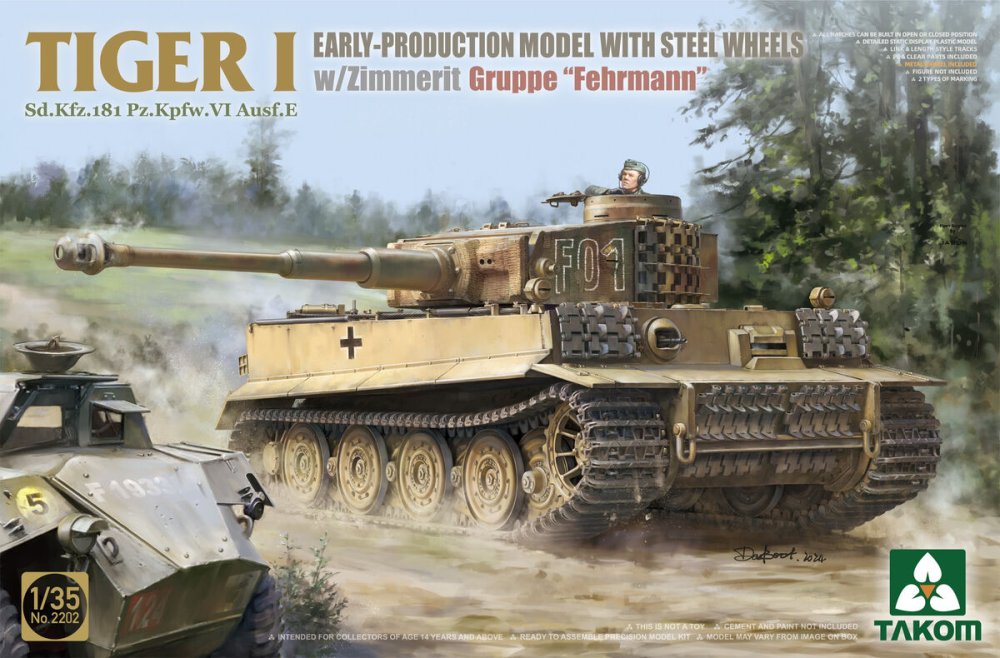 1:35 Tiger I Sd.Kfz.181 Pz.Kpfw.VI Ausf.E - Early-Production Model