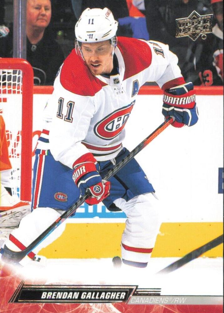 BRENDAN GALLAGHER 22-23 UD Hockey Serie1