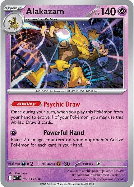 Alakazam 056/132 Mega Evolution