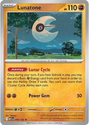 Lunatone 074/132 Mega Evolution