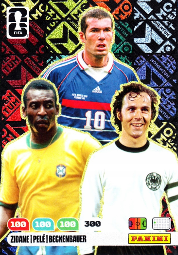 PELE-ZIDANE-PLATINI 2026 Panini Adrenalyn XL FIFA World Cup MASTER