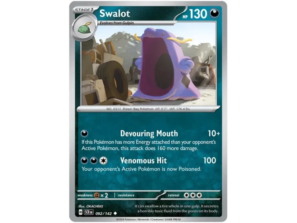 Swalot 092/142 Stellar Crown – Nintendo