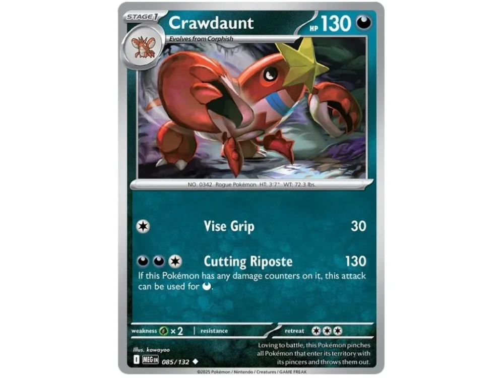 Crawdaunt 085/132 Mega Evolution