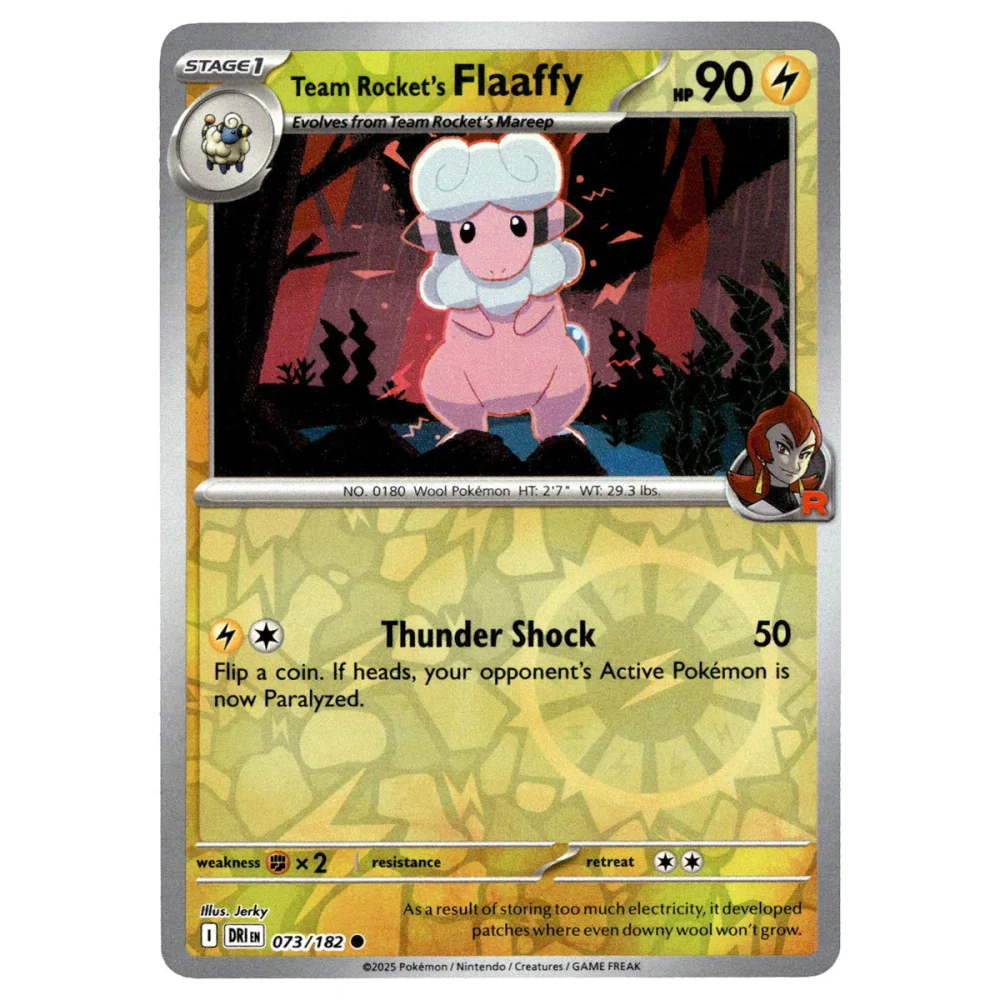 Team Rocket's Flaaffy 073/182 Destined Rivals