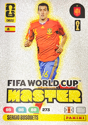 SERGIO BUSQUEST 2026 Panini Adrenalyn XL FIFA World Cup MASTER