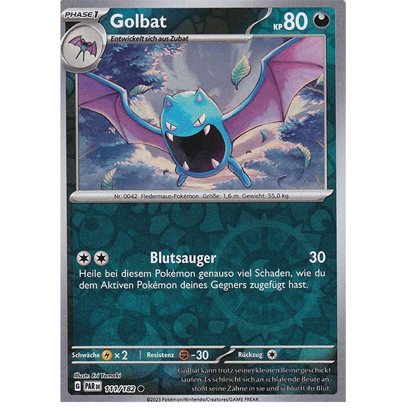 Golbat 111/182 Paradox Rift – Nintendo