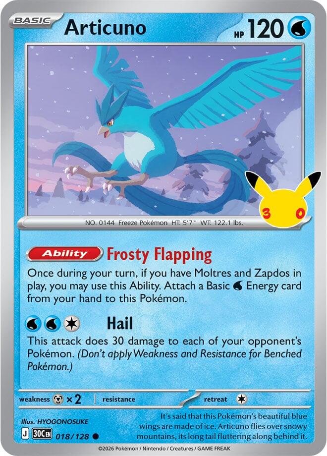 Articuno 018/128 - 30th Celebration