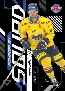 JAN ŠTENCEL 24-25 SportZoo Série2 Tipsport ELH Powerplay Squad – 2024-25 – Insert