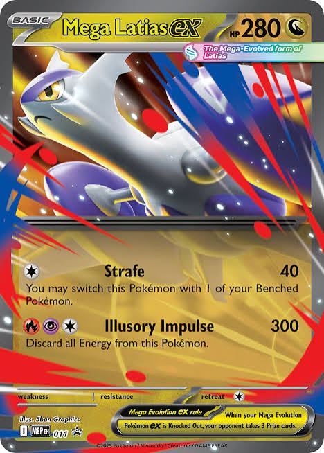 Mega Latias ex – #011 – MEP Black Star Promos – holo – en
