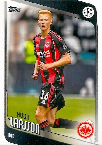 HUGO LARSSON 2025-26 Topps UEFA Club Competitions