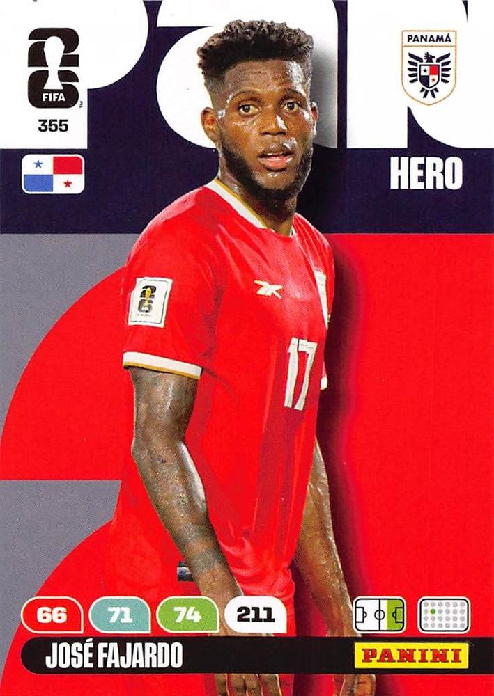 JOSÉ FAJARDO 2026 Panini FIFA World Cup