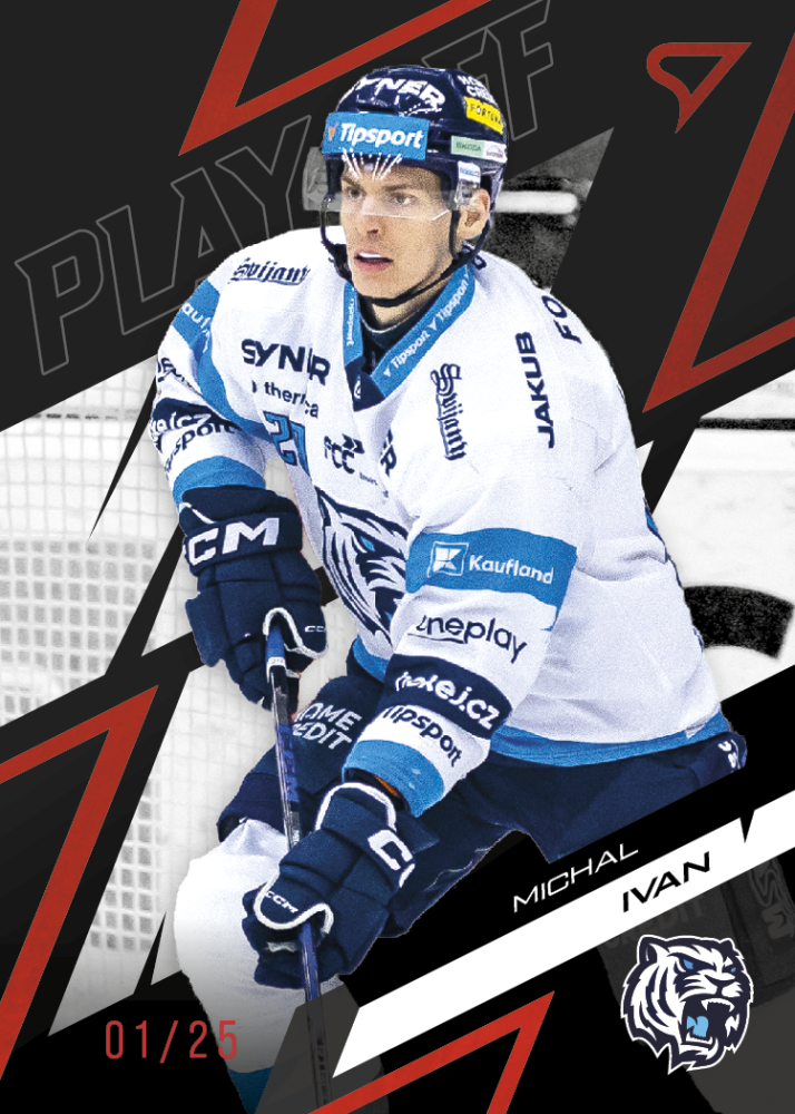 MICHAL IVAN SportZoo ELH 2025/26 Play Off Moment Ruby Red 05/25