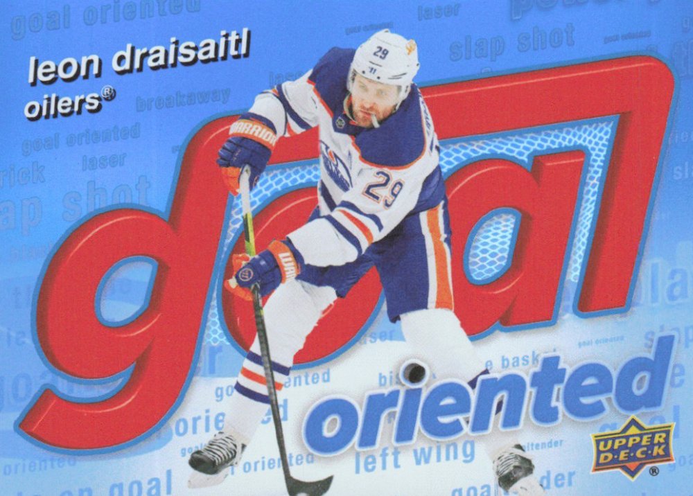 LEON DRAISAITL 25-26 UD Hockey Série1 Goal Oriented
