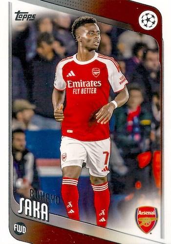 BUKAYO SAKA 2025-26 Topps UEFA Club Competitions