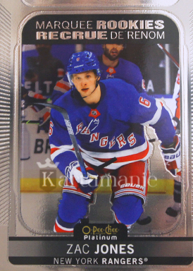 ZAC JONES 21-22 O-PEE-CHEE Platinum-MARQUEE ROOKIE