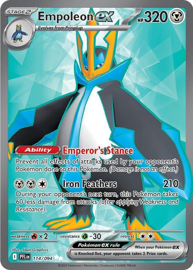 Empoleon ex 114/094 Phantasmal Flames