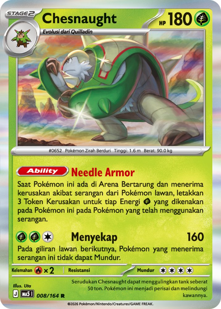 Chesnaught 007/086 Chaos Rising