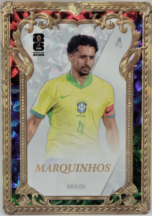 MARQUINHOS 2026 Panini Kayou FIFA World Cup Golden Thick Card – 2025-26 – Insert