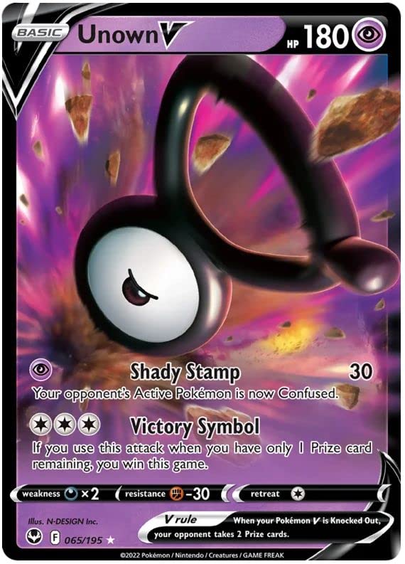 Unown V 065/195 Silver Tempest