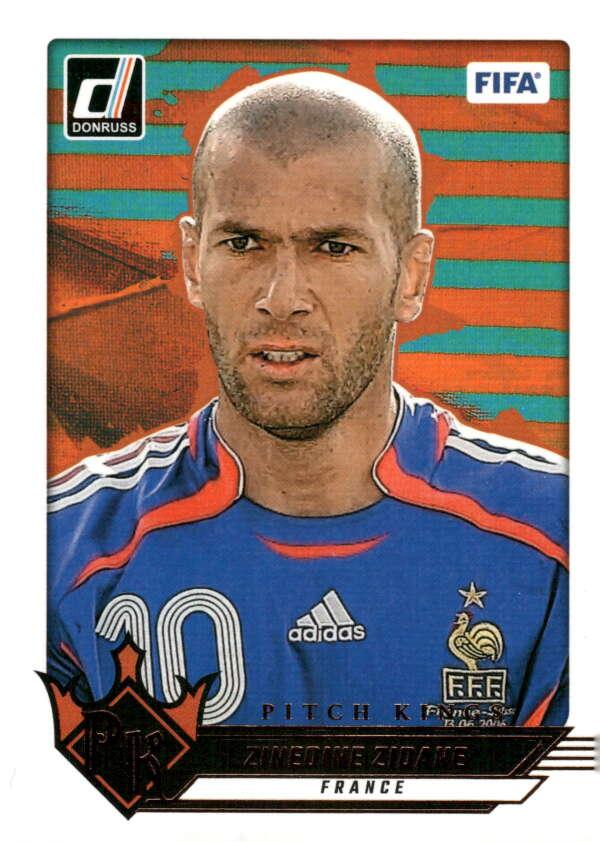 ZINEDINE ZIDANE 2024-25 Donruss Pitch Kings – PANINI – Insert