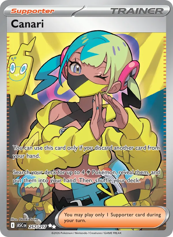 Canari – #257 – Ascended Heroes – holo – en