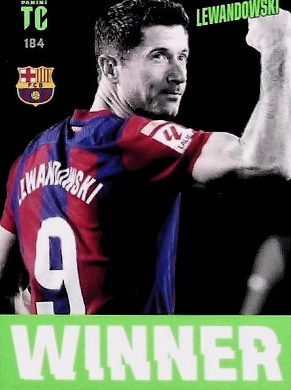 Robert Lewandowski 2024 Panini Top Class Winner – 2023-24 – Insert