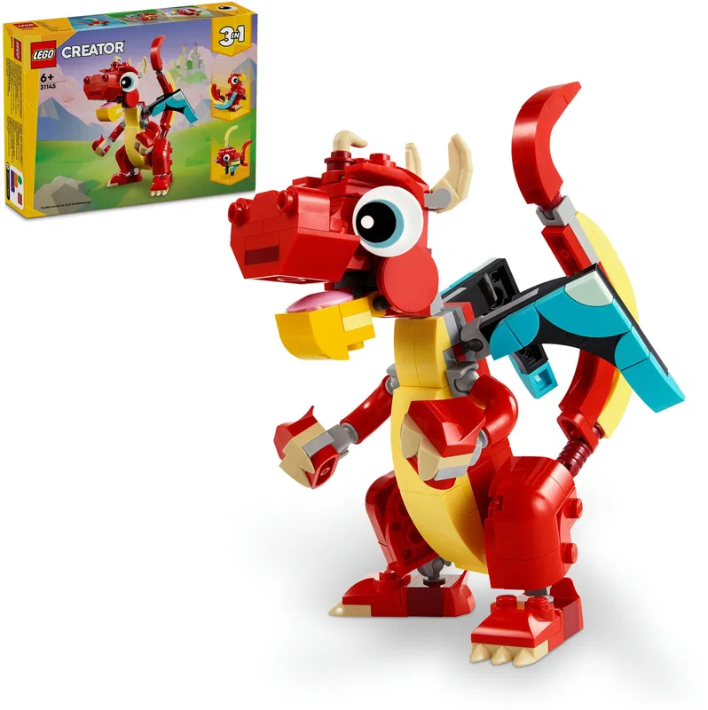 LEGO® Creator 3 v 1 31145 Červený drak