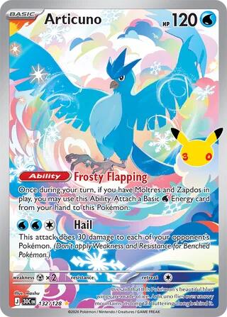 Articuno 132/128 - 30th Celebration