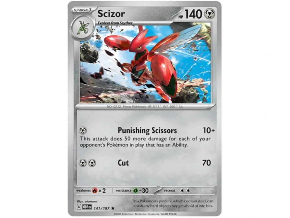 Scizor 141/197 Obsidian Flames