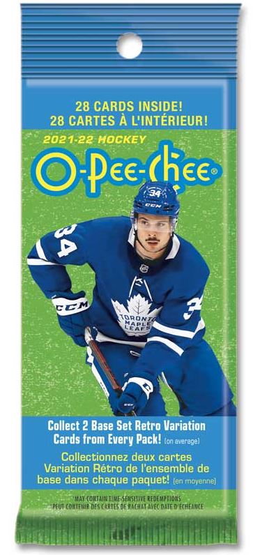 2021-22 Upper Deck O-Pee-Chee Hockey FAT Balíček
