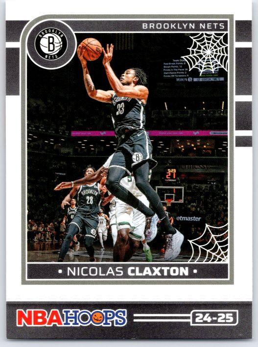 NICOLAS CLAXTON 2024-25 Hoops Haunted Hoops