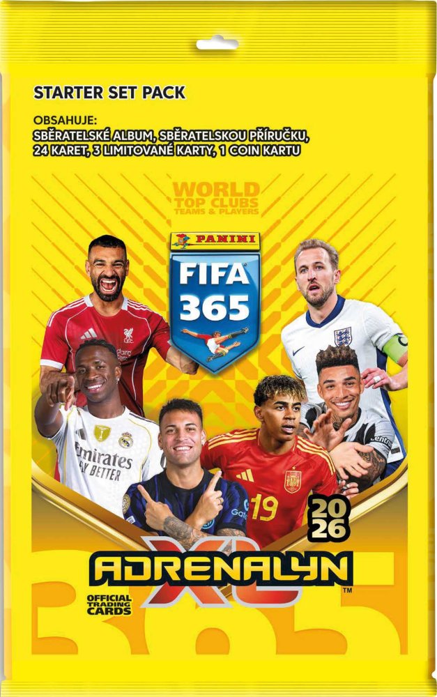 Startovací sada PANINI FIFA 365 2025/2026 - ADRENALYN